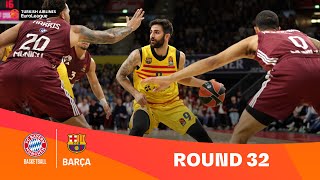 FC Bayern MunichFC Barcelona  Round 32 Highlights  202324 Turkish Airlines EuroLeague [upl. by Ameen]