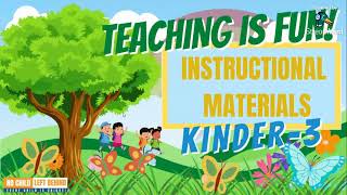 Instructional Materials for Teachers I Kindergarten to Grade 3 [upl. by Eidaj]