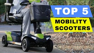 Top 5 Best Mobility Scooter 2024 Review  Best Folding Lightweight amp Electric Mobility Scooters [upl. by Nnagrom]