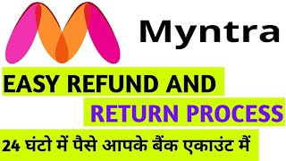 How To Refund Or Exchange Products On MyntraEasy Refund Process [upl. by Neri437]