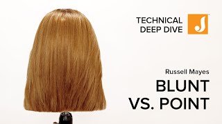 Point Cutting vs Blunt Cutting A Technical Deep Dive Hair Tutorial [upl. by Leonerd780]