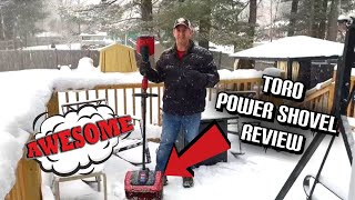 Battery Powered 12quot Toro Power Shovel Product Review [upl. by Lord]