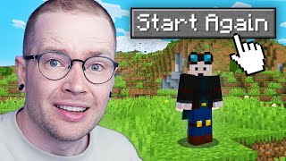 Its Time To Start Again Minecraft Part 1 [upl. by Christabella]