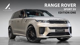 Range Rover Sport SV Edition One  Walkaround [upl. by Ocire]