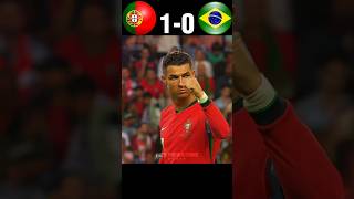 Portugal vs Brazil  Penalty shootout imaginary youtube football shorts [upl. by Ainival]