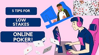 5 Plays To Try In Low Stakes Poker Tournaments Cash Games Too poker pokeronline gto motivation [upl. by Anawt]