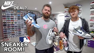 Inside an INSANE MLB Players Sneaker Room Clint Frazier [upl. by Ofelia]