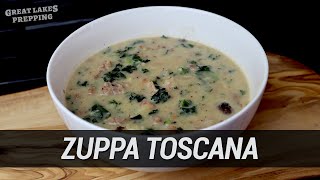 Zuppa Toscana authentic Olive Garden copycat soup recipe  Great Lakes Kitchen [upl. by Shabbir]