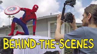 SpiderMan Homecoming  Homemade Movies Behind the Scenes [upl. by Madriene]