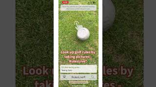 For Golfrules RulesLive® App golf golftips golfswing [upl. by Esenwahs575]