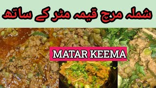 Beef Matar KeemaShimla Mirch KeemaRoasted QeemaHow to make Matar Keemaمٹر قیمہ ریسپیcooking [upl. by Aniles438]