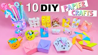 10 DIY GEWELDIGE PAPIEREN AMBACHTEN IDEEEN  Schoolbenodigdheden Fidget Toys en meer [upl. by Margareta792]