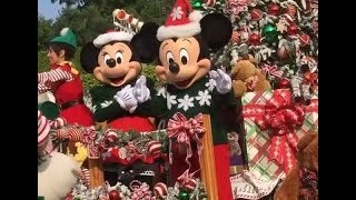 A Christmas Fantasy Parade at Disneyland Resort December 14 2016 [upl. by Tehcac260]