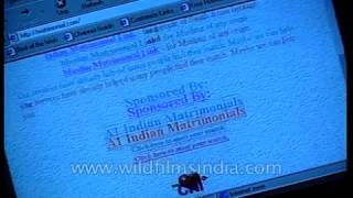 Matrimonial websites in India the 13th most popular mainstream online activity [upl. by Sidalg705]