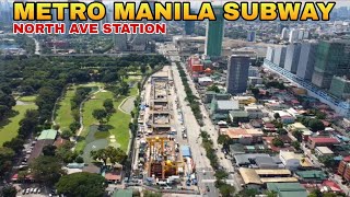 SUNDAY UPDATEMETRO MANILA SUBWAY NORTH AVENUE STATION UPDATE 12012024 [upl. by Asli602]