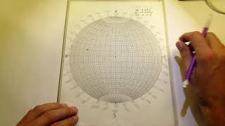 Plotting linear geologic structures on a stereonet [upl. by Lemaceon]