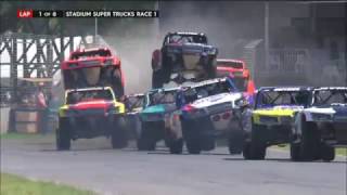 2017 Clipsal 500 Stadium SUPER Trucks Race 1 [upl. by Johathan]