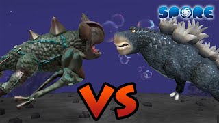 Slattern vs Godzilla  Underwater Titan Faceoff S1E3  SPORE [upl. by Wilhelm]