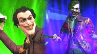 Injustice Vs Injustice 2  Joker Intro Super Move and Victory Pose Comparison [upl. by Ajin1]