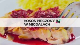 Łosoś pieczony w migdałach  Noizz Food [upl. by Nelleeus]