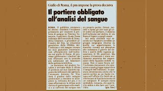 Delitto via Poma PV macchie sui pantaloni e analisi del sangue quotLa Stampaquot 25 Agosto 1990 [upl. by Neerroc257]