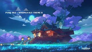 Genshin Impact OST  Pure Sky x Springvale Theme 2  Mondstadt Soundtrack [upl. by Dud]