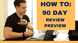 My 90 Day ReviewPreview To Keep My Actions Aligned With My Values  Cédric Waldburger [upl. by Wait656]