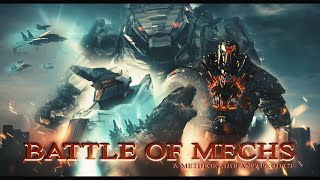 Battle Of MechsMechagodzilla VS Jaegers VS GodzillaFull Animation [upl. by Lalage]