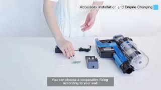 How To Charge Proscenic I10 Cordless Vacuum Cleaner [upl. by Trebled]