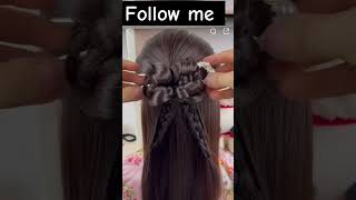 Easy short hair hairstyle for girls l hairstyle [upl. by Llarret]