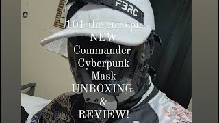 The New HYPEBROTHER Commamder Cyberpunk Mask 2023UNBOXING AND REVIEW [upl. by Ardeid]