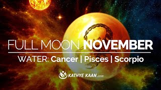 FULL MOON READING CANCER PISCES SCORPIO💫 NOVEMBER 2020 🕉WATER SIGN 💝 [upl. by Abeh695]