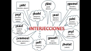 LAS INTERJECCIONES [upl. by Airtemak]