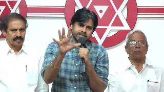 JanaSena Chief Pawan Kalyan Full Speech  Meeting With Communist Leaders Over AP Special Status [upl. by Nreval]