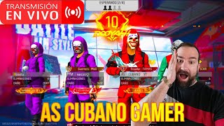 DIRECTO DE FREE FIRE SUBIENDO A GRAN MAESTRO TOP GLOBAL AS CUBANO GAMER 😎 [upl. by Dumanian]