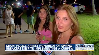 Miami PD Arrest Hundreds for Violating Spring Break Curfew [upl. by Beck426]