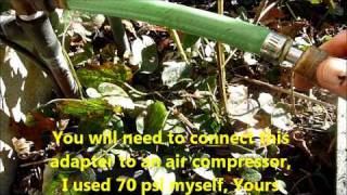 How to winterize  blow out your inground sprinkler system [upl. by Deeyn227]