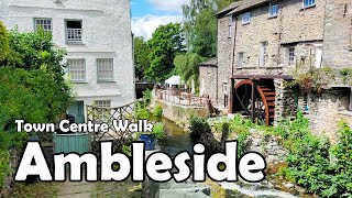 Ambleside Lake District【4K】 Town Centre Walk 2021 [upl. by Jaquith]