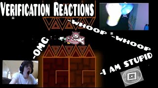 Verification Reactions Top 50 Geometry Dash Demons [upl. by Wagshul690]