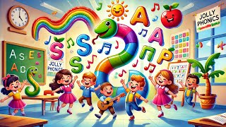 Kindergarten Learning Song  Jolly Phonics Song  ABC Phonics Song  Nursery Rhymes [upl. by Itra]