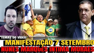 1 BOLSONARO RASGA O VERBO SOBRE MANIFESTAÇÕE E MORAES NUNES MARQUES INTIMA MORAES EM DECISÃO INÉD [upl. by Latt]