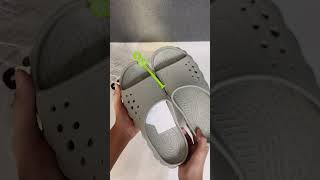 Unboxing The Crocs Echo Slides Elephant Colourway [upl. by Wilbur192]