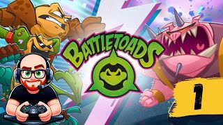 Tentando jogar  Battletoads Ato I [upl. by Deane]