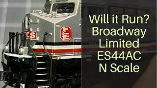 Will it run N Scale Broadway Limited Kansas City Southern ES44AC Trains with Shane Ep95 [upl. by Georgie]