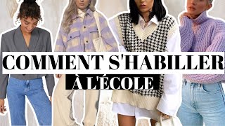 COMMENT SHABILLER À LÉCOLE  10 CONSEILS MODE AUTOMNEHIVER 2020 [upl. by Ikciv]