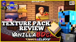 Daz Man Reviews VanillaBDCraft Texture Pack In Minecraft Bedrock Minecraft Texture Pack Review [upl. by Annael72]