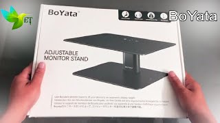 Unboxing and Review  BoYata adjustable monitor stand [upl. by Chadwick]