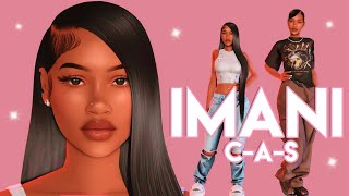 Imani Wright 💗⭐  Create A Sim The Sims 4 [upl. by Molli696]