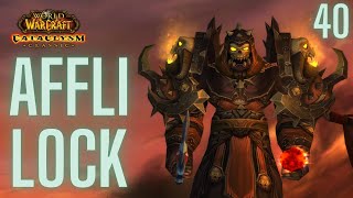 AFFLICTION WARLOCK PvP Gameplay 40  CATACLYSM CLASSIC [upl. by Yecad]