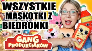 WSZYSTKIE MASKOTKI Z BIEDRONKI GANG PRODUKCIAKÓW biedronka gangprodukciakow [upl. by Lecrad331]